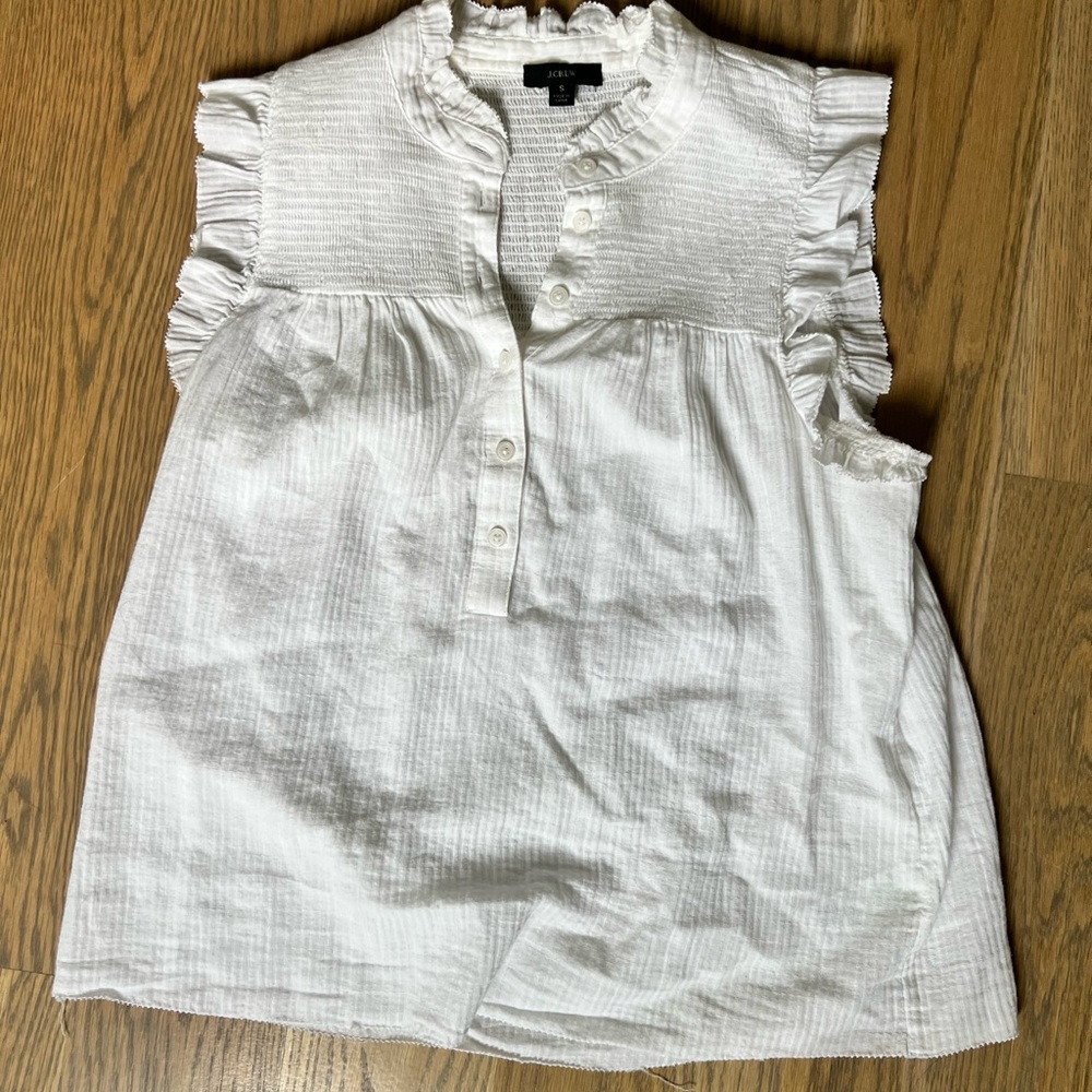 J. Crew White Tank